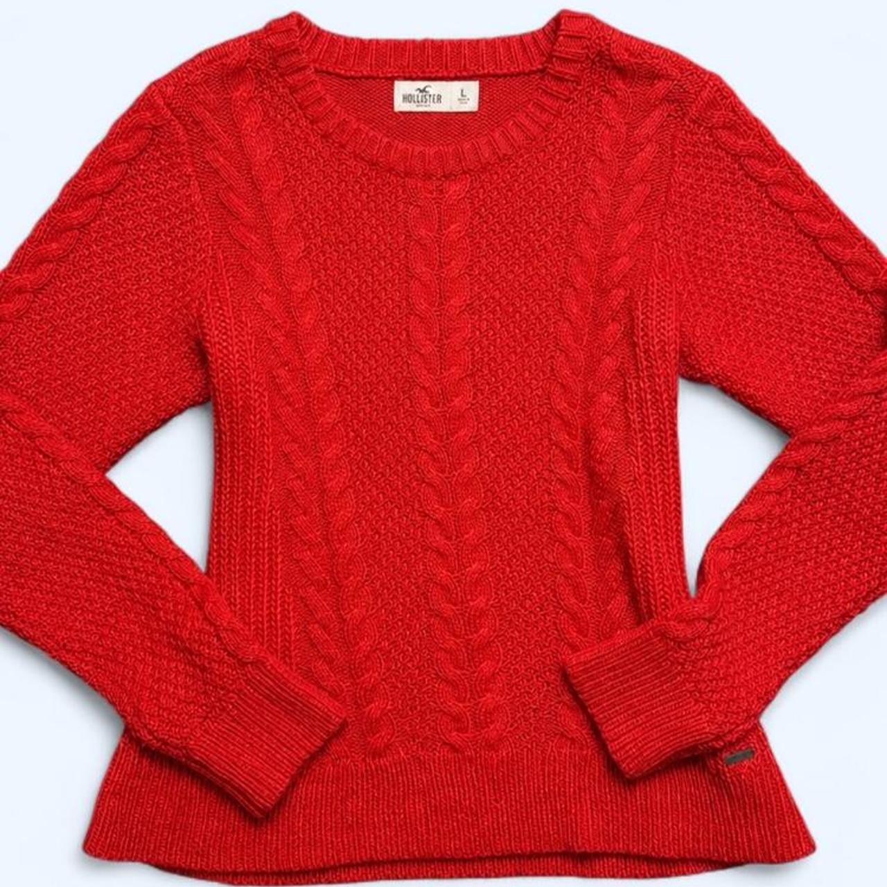Chunky cable knit sweater, Hollister